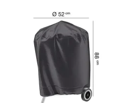 AeroCover houtskoolbarbecuehoes 52x88cm