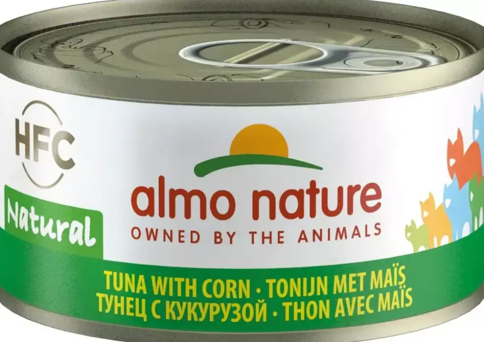 Almo Nature HFC Natural kattenvoer tonijn & mais 70g