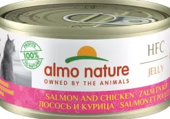 Almo Nature HFC Natural kattenvoer in gelei zalm & kip 70g