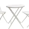 Ambiance bistroset vouwbaar mesh gebroken wit