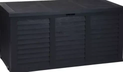 Ambiance kussenbox kunststof 120x52x58cm zwart