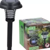 Anti-insectenlamp solar zwart