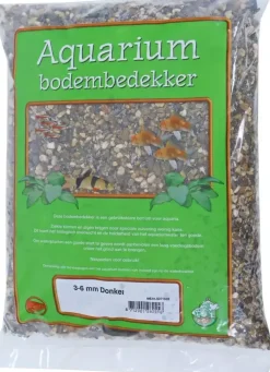 Aquarium grind donker 3-6, zak a 8 kg