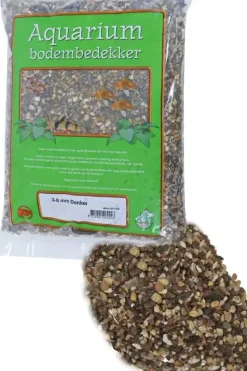 Aquarium grind donker 3-6, zak a 8 kg