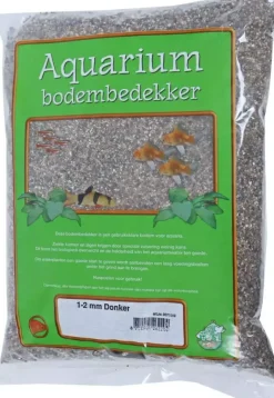 Aquarium grind donker 1-2, zak a 8 kg