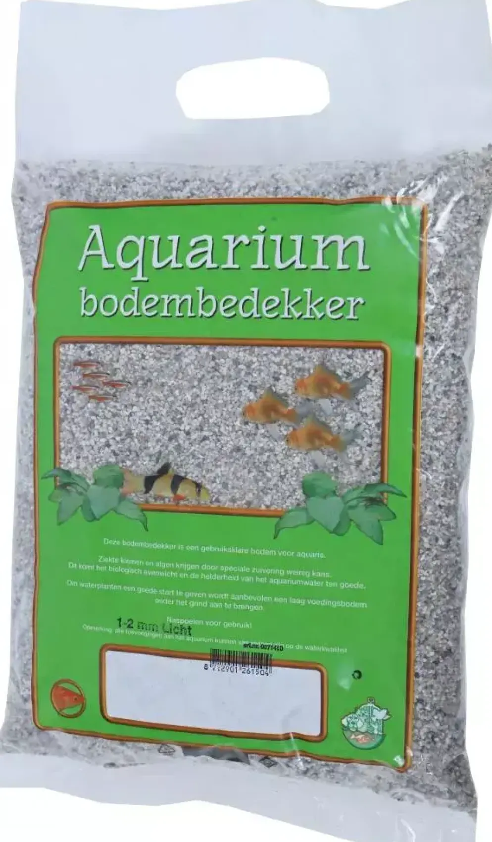 Aquarium grind licht 1-2, zak a 8 kg