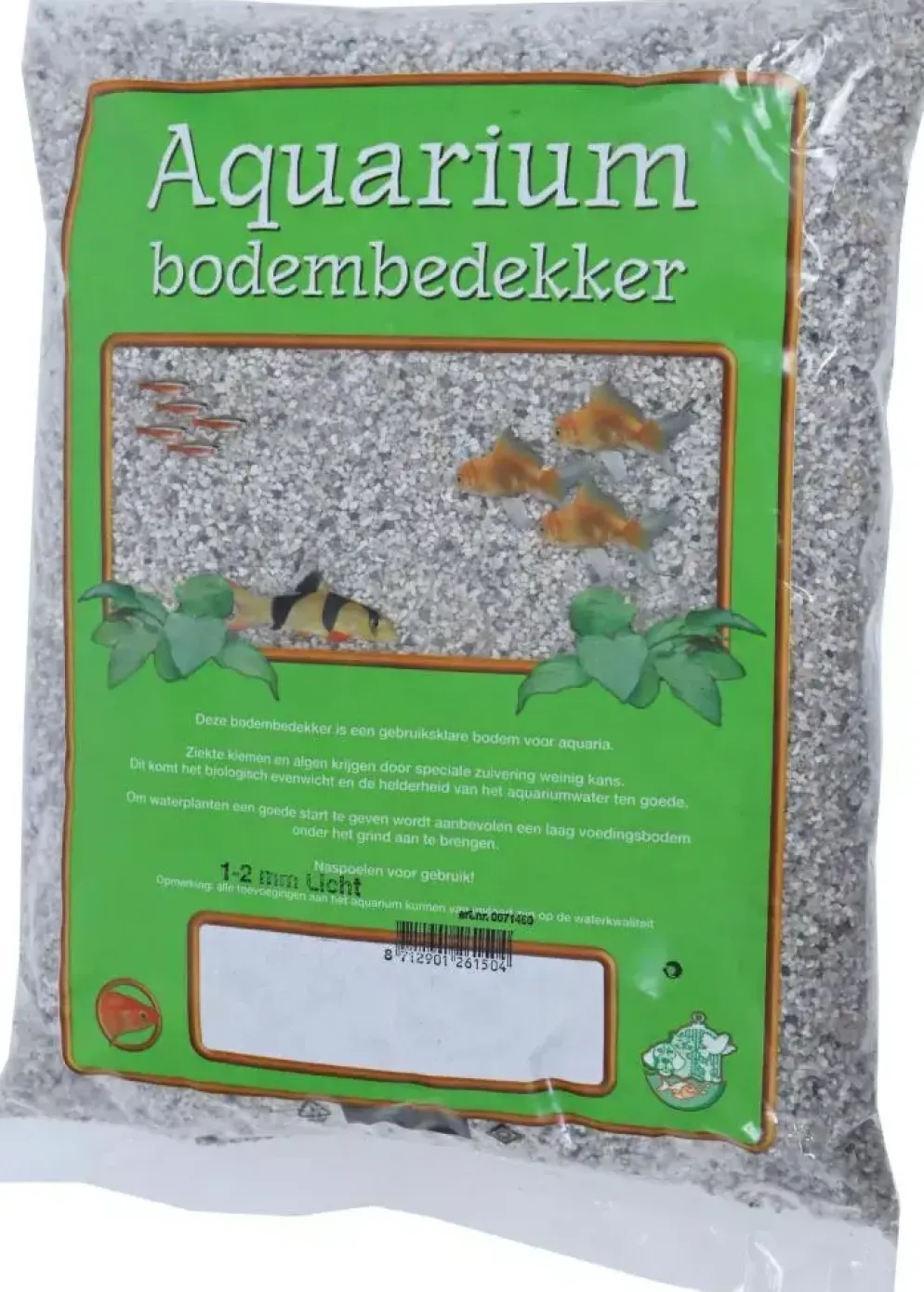 Aquarium grind licht 1-2, zak a 8 kg