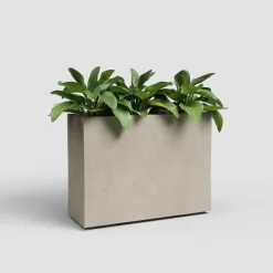 Artevasi sydney hoog kunststof plantenbak 79.5x29.5x68cm crème
