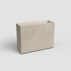 Artevasi sydney hoog kunststof plantenbak 79.5x29.5x68cm crème