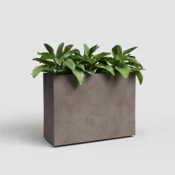 Artevasi sydney hoog kunststof plantenbak 79.5x29.5x68cm taupe