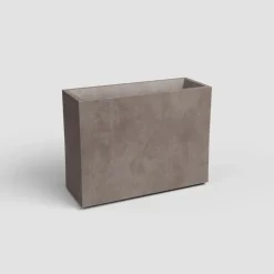 Artevasi sydney hoog kunststof plantenbak 79.5x29.5x68cm taupe
