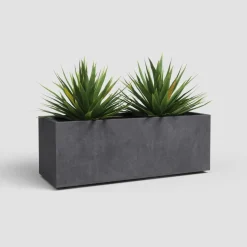 Artevasi sydney kunststof plantenbak 99.5x39.5x43cm antraciet