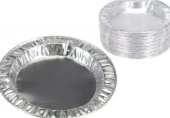 Asbak set van 20 aluminium