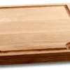 Baas Boards snijplank vierkant 39x39x4cm met voetjes