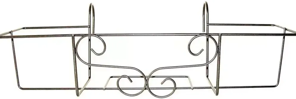 Balkonhanger krul grijs 60 cm