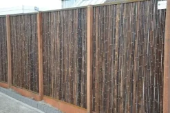 Bamboemat black 150x180 cm