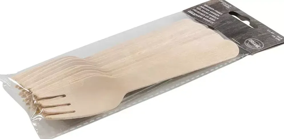 Bamboe vork 12 stuks