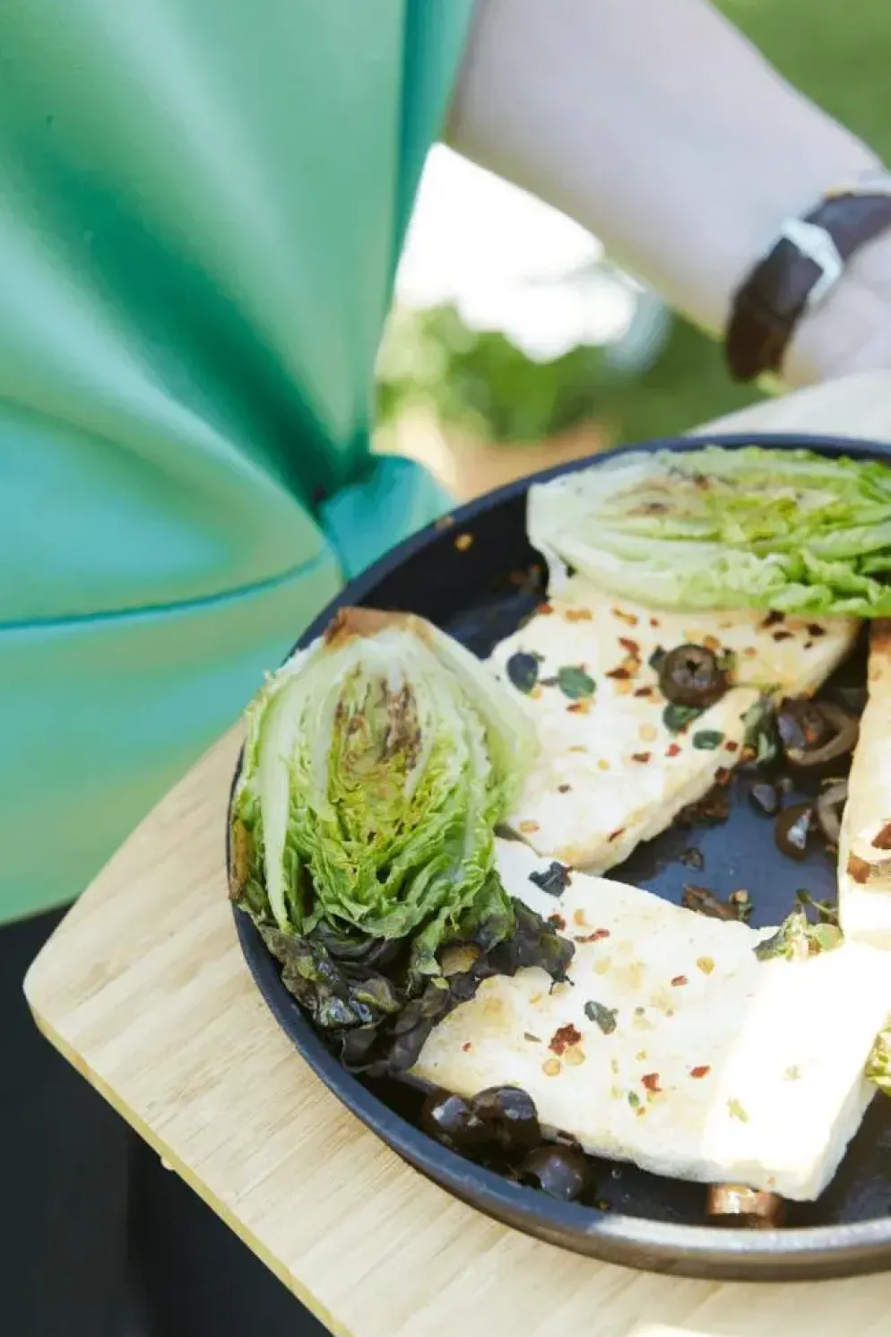 Barbecook Grillpan m/onderlegger gietijzer