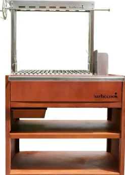 Barbecook houtbarbecue Pedro cortenstaal 97.9x55x154.5cm bruin
