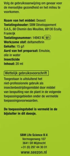 Bayer Decis concentraat 20ml