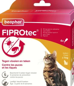 Beaphar FIPROtec® Spot-On Kat – 4 Pipetten