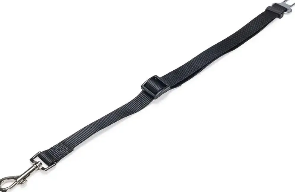 Beeztees autogordel voor een hondentuig nylon 85x2x0.3cm zwart