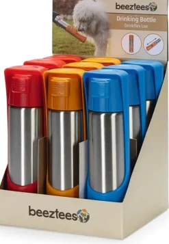 Beeztees drinkfles hond Loe plastic 532ml d7.5h26cm - 3 kleuren
