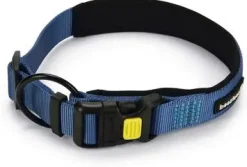 Beeztees hondenhalsband Parinca premium nylon 55-60x3cm blauw