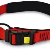 Beeztees hondenhalsband Parinca premium nylon 60-65x3cm rood