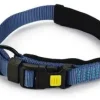 Beeztees hondenhalsband Parinca premium nylon 35-40x2cm blauw