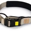 Beeztees hondenhalsband Parinca premium nylon 55-60x3cm licht grijs