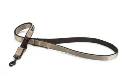 Beeztees hondenriem dressuurlijn Parinca premium nylon 200x2.5cm lichtgrijs