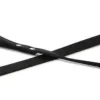 Beeztees hondenriem leer 100x1.6x0.5cm zwart