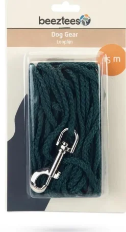 Beeztees hondenriem lijn nylon 15m groen