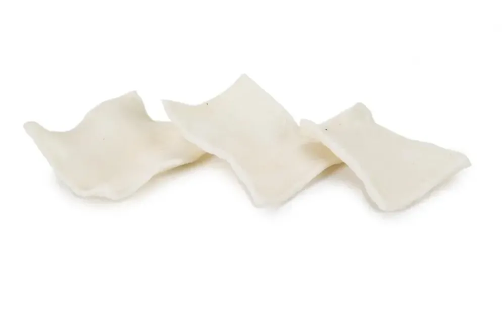 Beeztees hondensnack kauwchips rund 200g wit