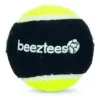Beeztees hondenspeelgoed Fetch spongebal polyester d6.3cm zwart/geel 3 stuks