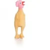 Beeztees hondenspeelgoed kip middel latex 25x7.5x5cm geel