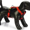 Beeztees hondentuig parinca premium y-tuig nylon L 80-95x3cm rood