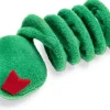 Beeztees kattenspeelgoed Jungle slang Craza pluche 10x3x3cm groen