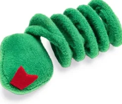 Beeztees kattenspeelgoed Jungle slang Craza pluche 10x3x3cm groen