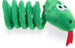 Beeztees kattenspeelgoed Jungle slang Craza pluche 10x3x3cm groen