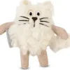 Beeztees kattenspeelgoed kat Feline polyester/catnip 15x10x3cm wit