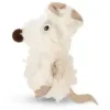 Beeztees kattenspeelgoed speelmuis catnip polyester 22x9x4cm wit