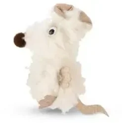Beeztees kattenspeelgoed speelmuis catnip polyester 22x9x4cm wit