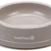 Beeztees kattenvoerbak antslip plastic 200ml d17h3.5cm beige