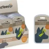 Beeztees tekentang plastic 2 stuks 4.5x0.6x0.4cm en 6x1x0.4cm groen