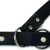 Beeztees Wurghalsband leer 70cm 12mm zwart