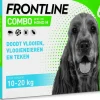 Bied je hond optimale bescherming tegen vlooien, teken en bijtende luizen met de makkelijke en doeltreffende pipetten Frontline Combo Hond. Zo ben je dit vervelende ongedierte altijd een stapje voor!