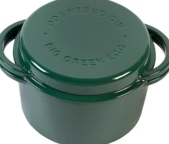 Big Green Egg green dutch oven round