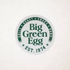 Big Green Egg Round white sign est. 1974